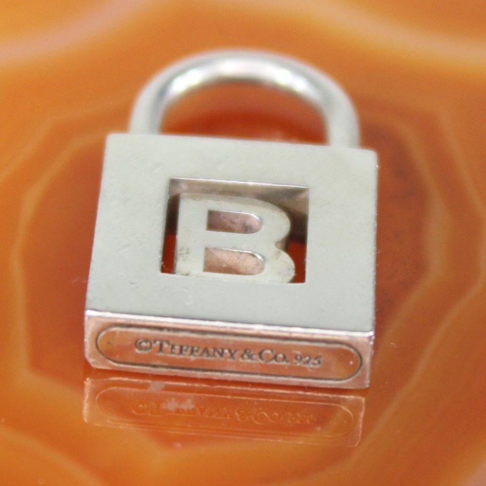 Tiffany & Co. Silver “B” Initial Lock Charm